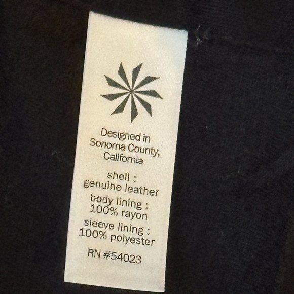 Athleta Helena Suede Moto Jacket Women Genuine Leather Coat Brown Size S - Picture 4 of 8